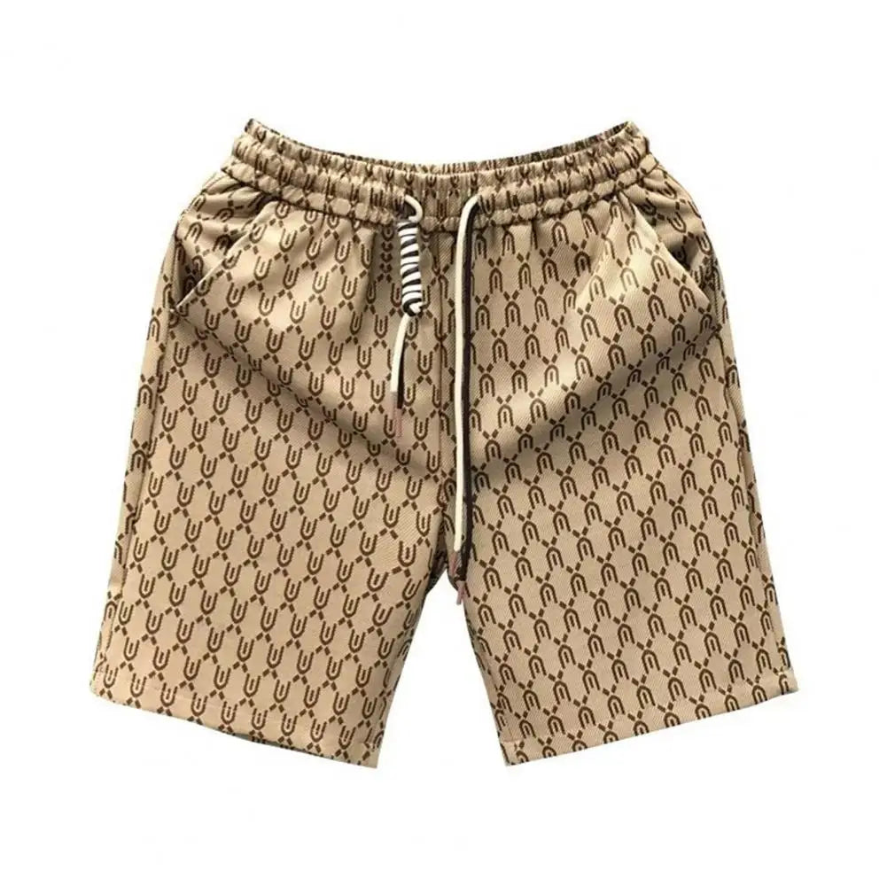 High Quality Men's Shorts Summer American Gym Shorts Fashion Green Short Pants Harajuku High Street Men's Clothing Streetwear