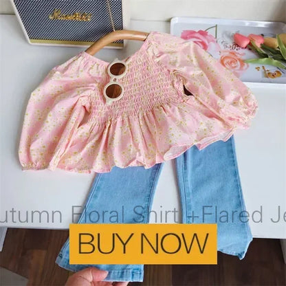 New Spring Autumn Girls Clothing Sets Kids Casual Sweatshirt+pant 2pcs Suit Tracksuit Child Outfit Sets Printing Sportswear 1-9