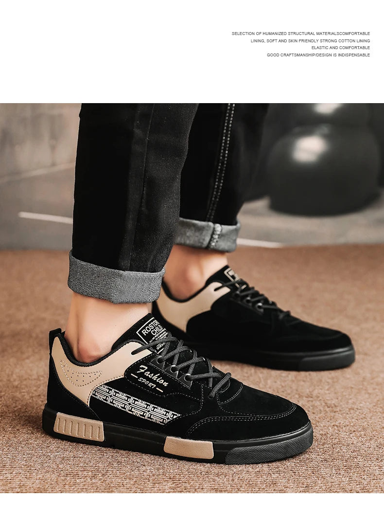 Shoes Vulcanized Fashion Casual Sport Shoes For Men Flat Sneakers Walking Footwear