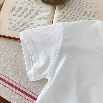 Mickey Kids Clothing Tees Summer Printed Cartoon Fashion Short Sleeve Boys T-shirt Popular Design Children's T Shirts Crewneck