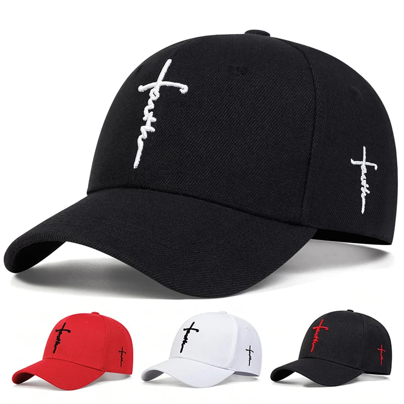 Fashion Faith Embroidery Baseball Cap Men Women Hat Unises Hip Hop