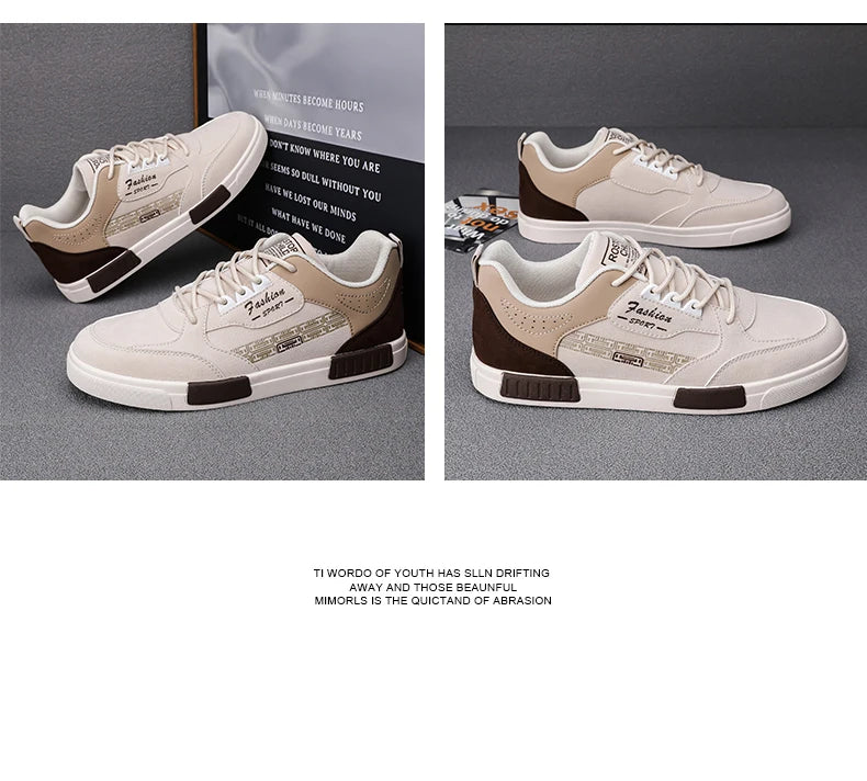 Shoes Vulcanized Fashion Casual Sport Shoes For Men Flat Sneakers Walking Footwear