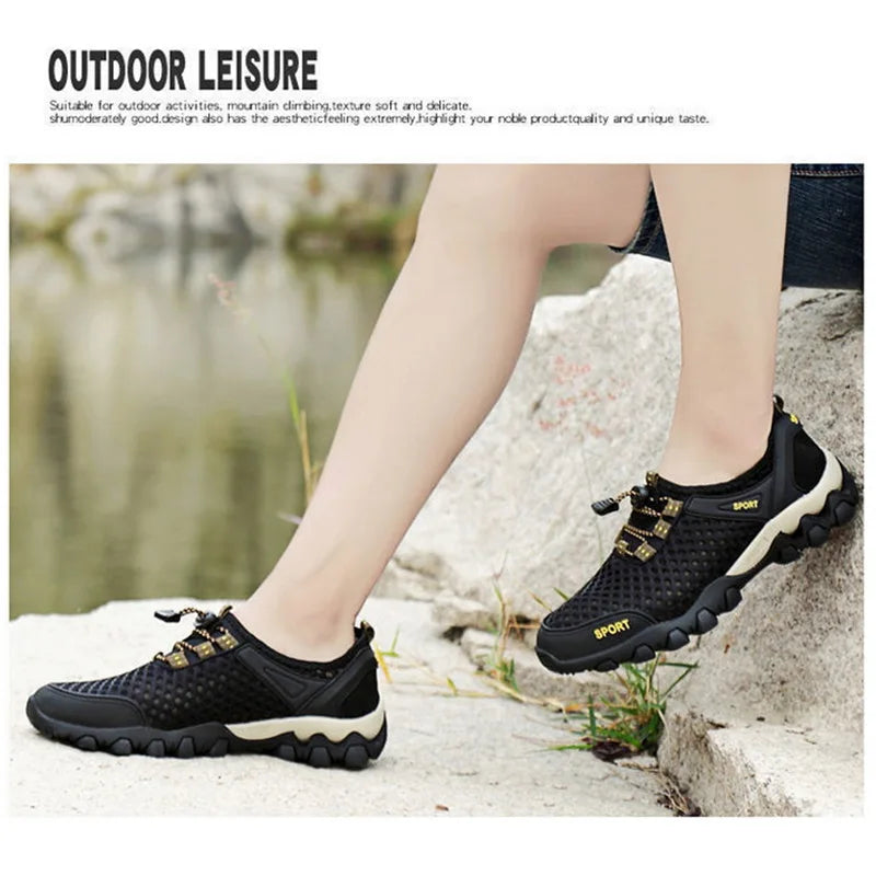 Mens Outdoor Non-Slip Hiking Shoes Summer Casual Shoe for Men Fashion