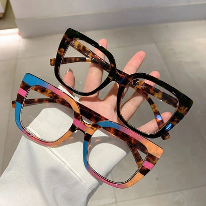 Vintage Anti Blue Light Optical Cat Eye Sexy Ladies Glasses Women Luxury Brand Designer TF
