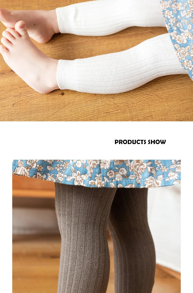 NEW Spring Autumn Baby Pants Newborn Girls Leggings Soild Color Cotton Pants Kids Children Leggings 0-6 Years