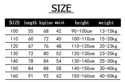 uper Mario Bros Boy Girl Hoodie Suit Spring Autumn Kids Hooded Sportswear Setspants Boys Pokemon Clothes 2-14 Years Children's