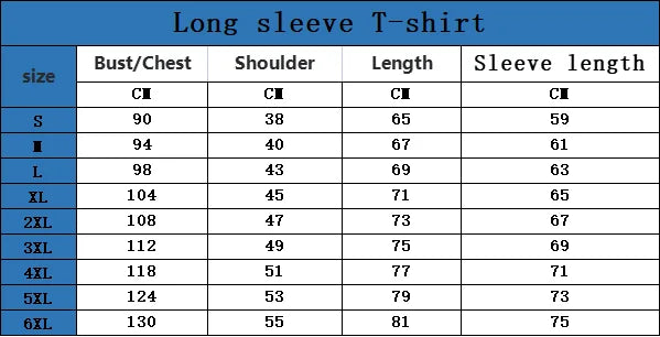 Long Sleeve T-shirt Fashion Cotton Men's T Shirts Casual O-neck Unisex Tops Fitness Run Sports Pullover