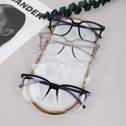 Fashion Anti Blue Light Glasses Men Computer Women Eyeglass Fashion Optical Plain Frame Spectacles Transparent Blocking Glasses