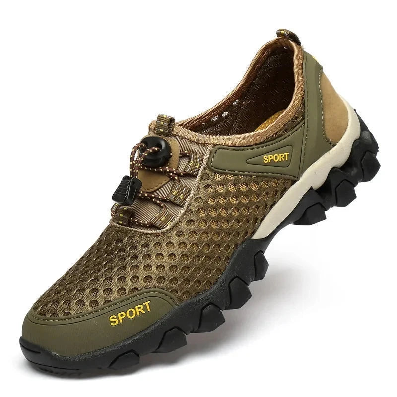 Mens Outdoor Non-Slip Hiking Shoes Summer Casual Shoe for Men Fashion