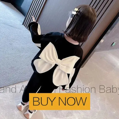 New Spring Autumn Girls Clothing Sets Kids Casual Sweatshirt+pant 2pcs Suit Tracksuit Child Outfit Sets Printing Sportswear 1-9