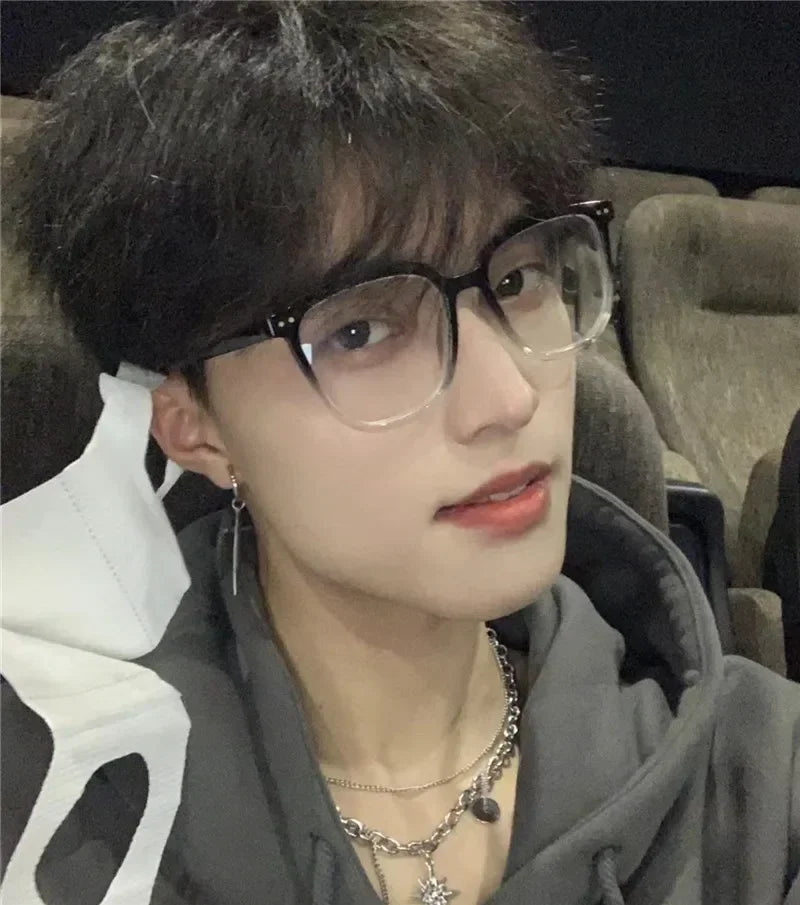 Fashion Anti Blue Light Glasses Men Computer Women Eyeglass Fashion Optical Plain Frame Spectacles Transparent Blocking Glasses