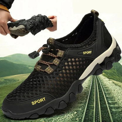 Mens Outdoor Non-Slip Hiking Shoes Summer Casual Shoe for Men Fashion