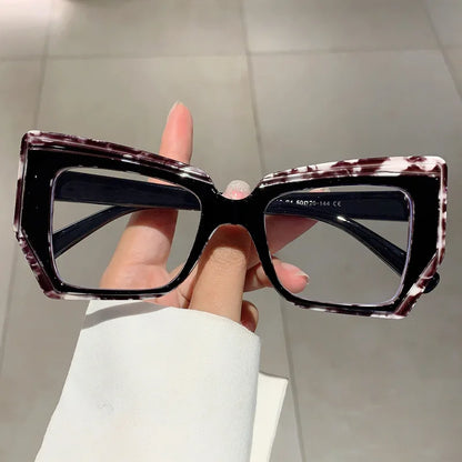 Anti Blue Light Optical Irregular Square Glasse  Multicolour Eyewear Frame