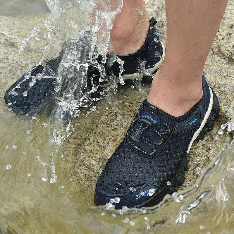 Mens Outdoor Non-Slip Hiking Shoes Summer Casual Shoe for Men Fashion