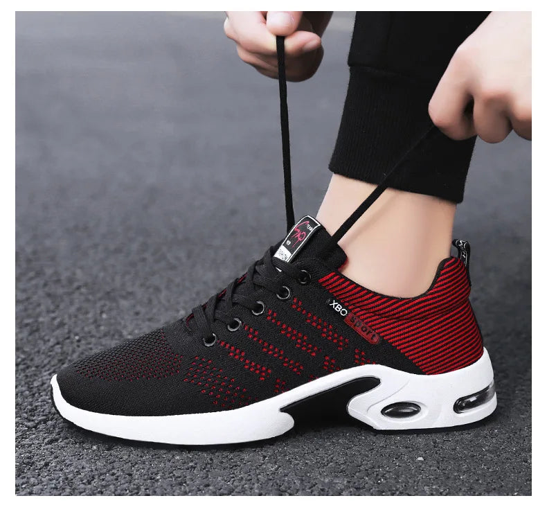 New 2024 Men Running Shoes Breathable Outdoor Sports Shoes Lightweight Sneakers for Men Comfortable Athletic Training Footwear