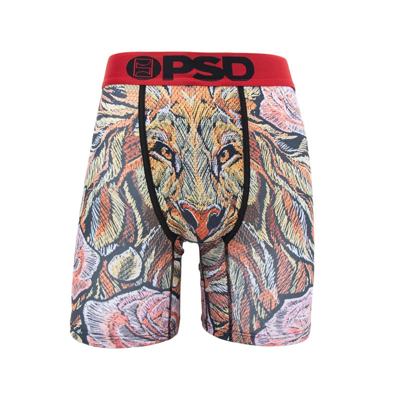 Sexy Men Underwear Boxers Breathable Mens Boxershorts Men's Panties Underpants Plus Size Fashion Print Man Boxers Briefs Trunks