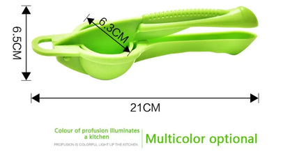 Manual Lemon Clip Creative Kitchen Gadgets Colorful Manual Lemon Juicer Not Easy To Deform Mini Home Portable Lemon Clip