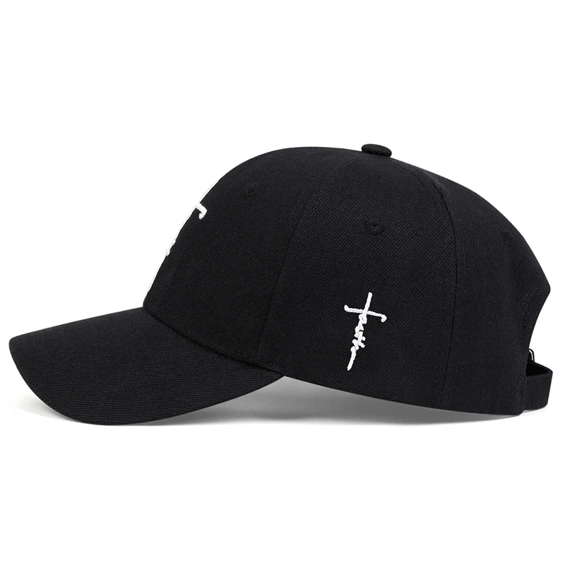 Fashion Faith Embroidery Baseball Cap Men Women Hat Unises Hip Hop