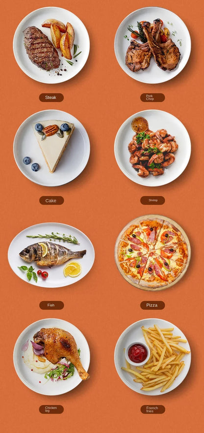 Deerma Oil-free air fryer Household appliances Intelligent large capacity automatic multi-function chip machine Touch screen