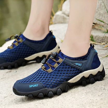 Mens Outdoor Non-Slip Hiking Shoes Summer Casual Shoe for Men Fashion