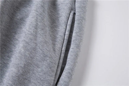 Winter Men's and Women's Sweater Set KING QUEEN Loose Relaxed Hooded Print Couple Set