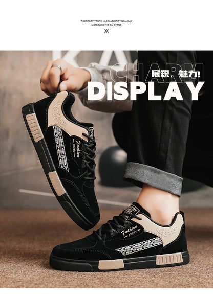 Shoes Vulcanized Fashion Casual Sport Shoes For Men Flat Sneakers Walking Footwear