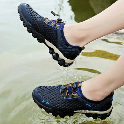 Mens Outdoor Non-Slip Hiking Shoes Summer Casual Shoe for Men Fashion