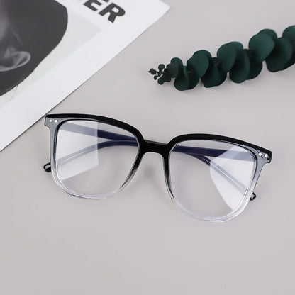Fashion Anti Blue Light Glasses Men Computer Women Eyeglass Fashion Optical Plain Frame Spectacles Transparent Blocking Glasses