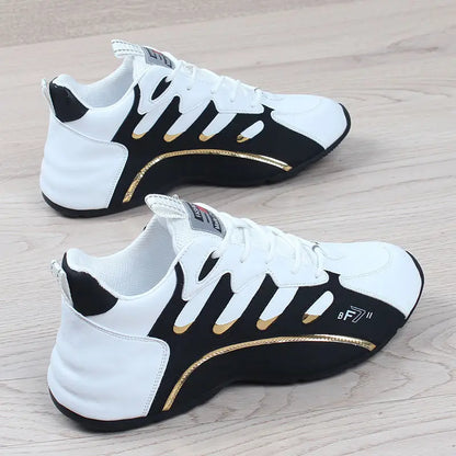 Light Soft Breathable Vulcanize Shoes High Quality Soft Leather Sneakers