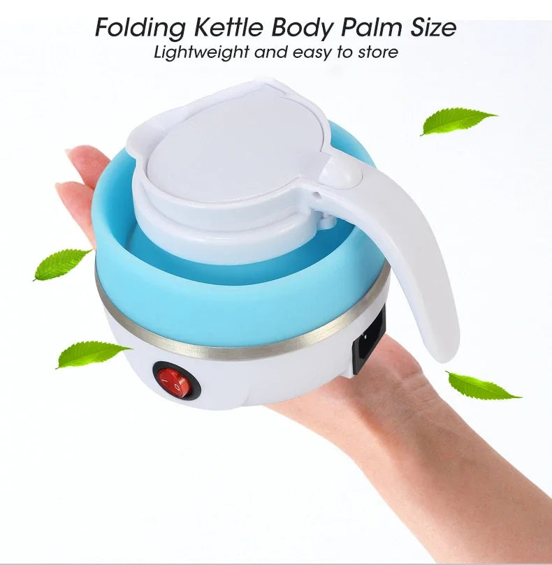 Mini  Portable Teapot Water Heater Outdoor Travel Home Tea Pot Water Kettle 0.6L 600W