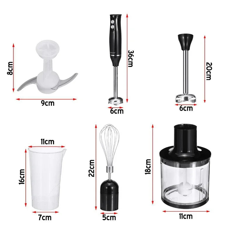 Hot Sale 500w Hand Stick Immersion Blender Multi-purpose Juicer Electric Hand Blender Kitchen Electric Mini Dc Motor Appliances