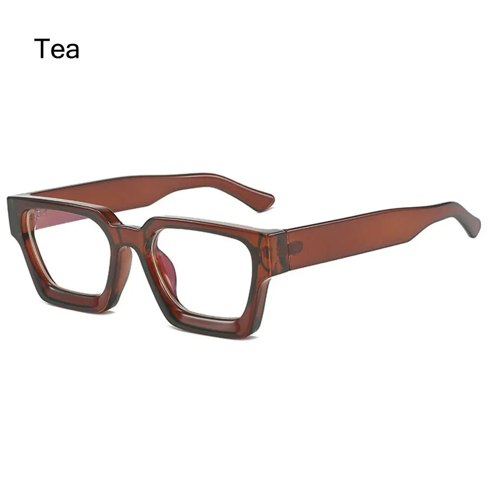 Square Glasses Unisex  Small Square Computer Glasses Men Women Retro Ins Popular Eyewear