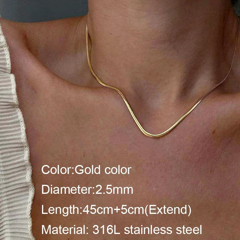 Cute Butterfly Cherry Necklace for Women Golden Evil Blue Eye Collars Diy Pendant Stainless Steel Chain High Quality