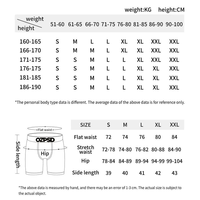 Sexy Men Underwear Boxers Breathable Mens Boxershorts Men's Panties Underpants Plus Size Fashion Print Man Boxers Briefs Trunks