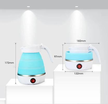 Mini  Portable Teapot Water Heater Outdoor Travel Home Tea Pot Water Kettle 0.6L 600W