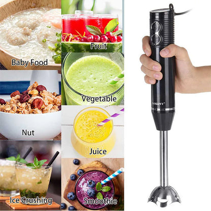 300w Portable Blender For Kitchen 3-in-1 Multifunctional Household Hand-held Small Electric Mixer Food Juicer Home Appliance