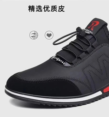 Men Casual Shoes British style Formal Shoes Breathable Lace-Up Bottom Light Sneakers Male Size 44