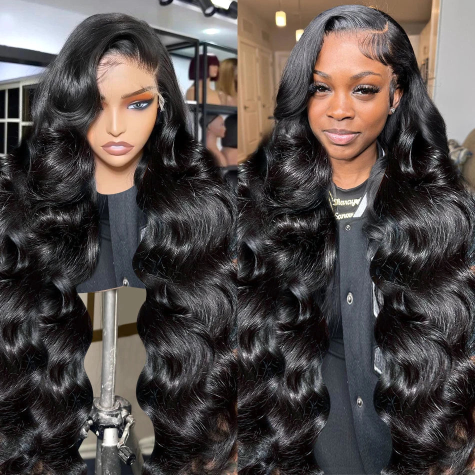 200 Density Body Wave  32 inch 13x4 Transparent Lace Frontal Wig