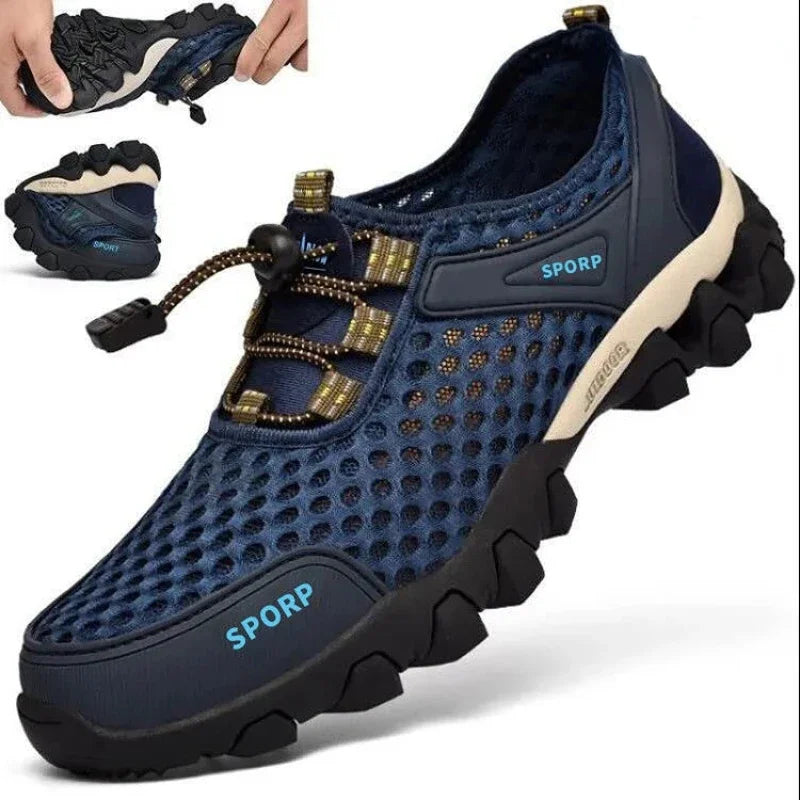 Mens Outdoor Non-Slip Hiking Shoes Summer Casual Shoe for Men Fashion