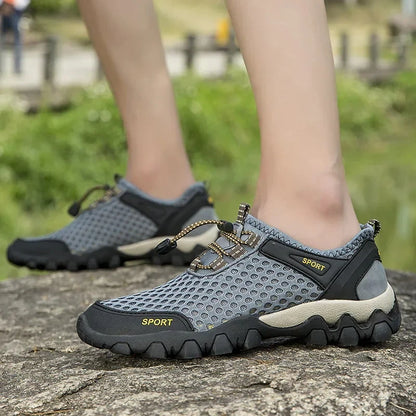 Mens Outdoor Non-Slip Hiking Shoes Summer Casual Shoe for Men Fashion